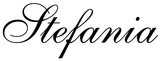 logo stefania testo